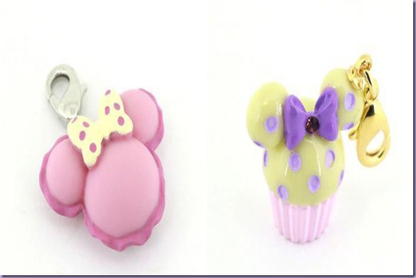 Disney-Charms-Pingentes-Minnie-Macaron-Cupcake