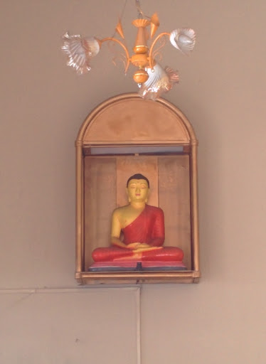 Buddha Statue at Kandy Railway Station