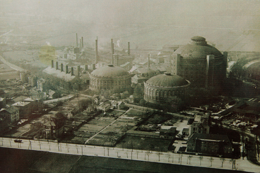 Дрезденский газовый завод в 1920 году  (фото: инфостенд Drewag)