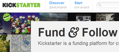kickstarter crowdfunding projects donations