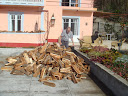 Madeira na Madeira. Hout voor de haard. 