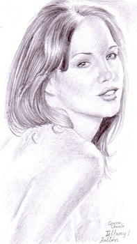 Tiffany Fallon pencil drawing portrait