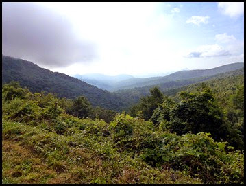 22b - Richard B. Russel Scenic Byway - Hwy 348 - early morning mountain haze