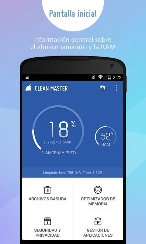 Clean Master(Optimiza memoria) - screenshot