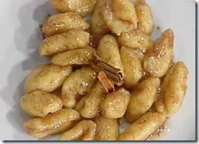Gnocchi di patate allo zucchero e cannella