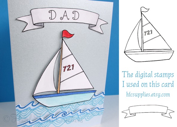 2013June19 nautical boat make card 3