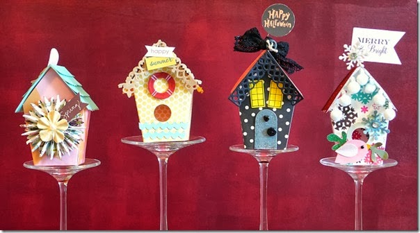 cafe creativo - sizzix big shot - birdhouse - holidays - 4 seasons (1)