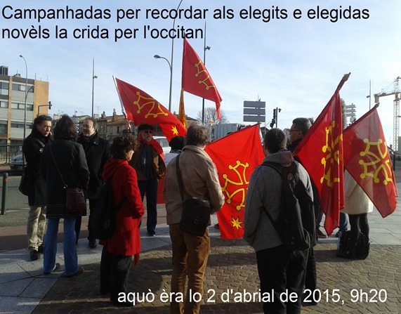 manifestacion Calandreta al CG de Tolosa