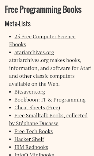 Free Programming Books