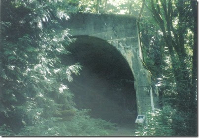 Concrete Arch at Tunnel 15.1 on the Iron Goat Trail in 2000