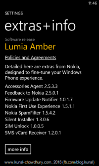 Lumia Amber extras from Nokia