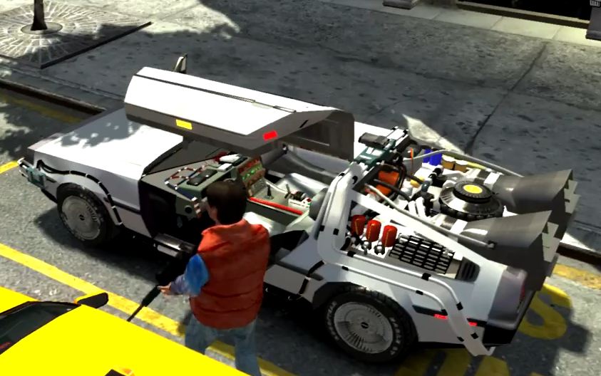 Free GTA Mods GTA IV Back To The Future Mod