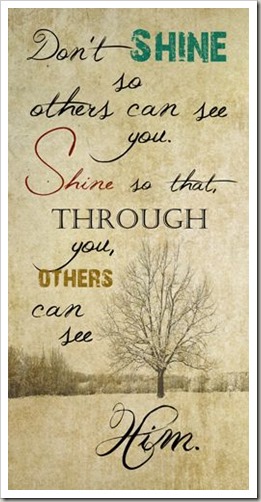 CS Lewis - Let God Shine through you