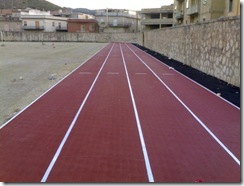 La pista di Atletica a Valguarnera