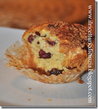 Muffin con mirtilli rossi secchi di Nigella Lawson