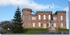 inverness castle and tree