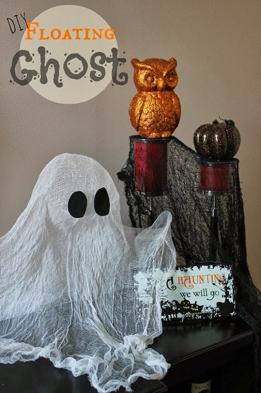 DIY Floating Ghost, Halloween Tutorial 