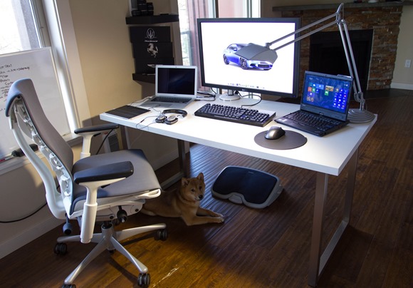 Twanis Simple Clean White Computer Desk And Chair White Computer Desk And Chair