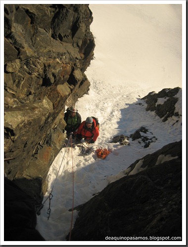 Intento al Corredor Nefropatia 200m D  90º (Pico Piedrafita 2965m, Pirineos) (Fede) 0022