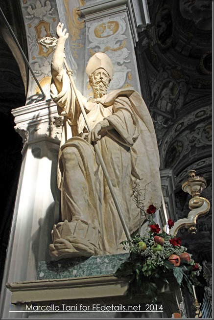 Statua di San Maurelio nella Basilica di San Giorgio, Ferrara - Statue of St. Maurelio in St. George Cathedral, Ferrara, Italy Photo of Marcello Tani