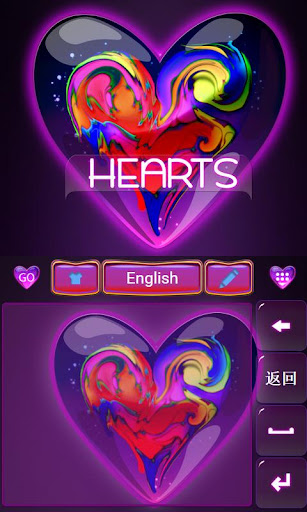 免費下載個人化APP|Hearts Keyboard Theme app開箱文|APP開箱王