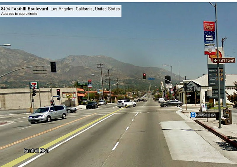 Foothill blvd Los Ang intersection 2