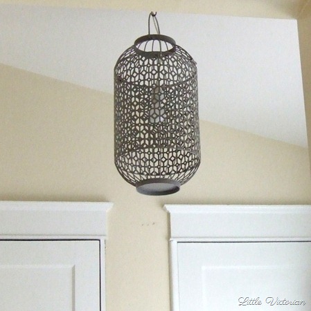 DIY Bird cage light fixture