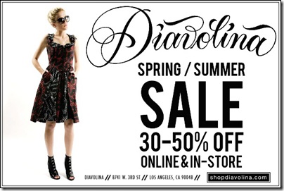 Diavolina Spring.Summer Sale 2011