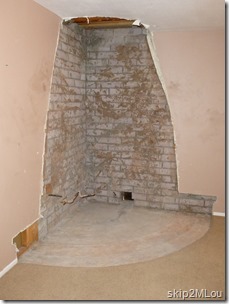 Jul 15, 2013: That big (6' radius) fireplace has been removed