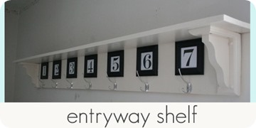entryway shelf