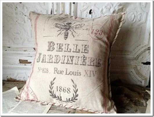 Belle Jardinere Linen Pillow