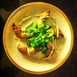 Kwartelboutjes met truffelmayonaise