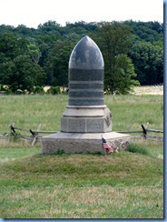 2674 Pennsylvania - Gettysburg, PA - Gettysburg National Military Park Auto Tour - Stop 10 - 7th New Jersey Infantry Memorial