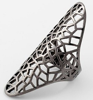 GAIA REPOSSI FOR ZADIG & VOLTAIRE SILVER RING METAMORPHOSIS COLLECTION