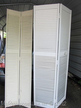 thrifted bi-fold doors