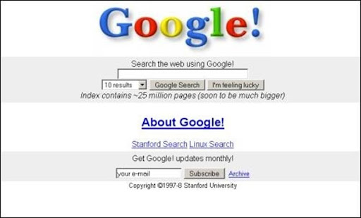 Google en 1997