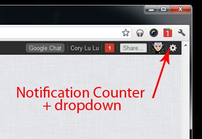 Notificaciones de Google Plus en Chrome