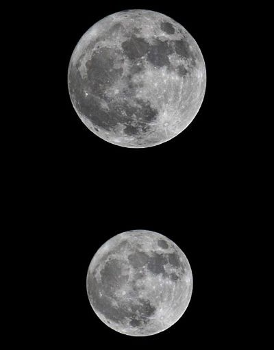 Luna desde america