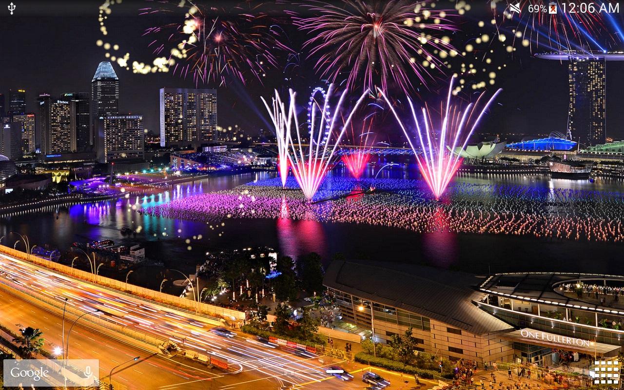 Fireworks Night Live Wallpaper 2018 Android Apps on