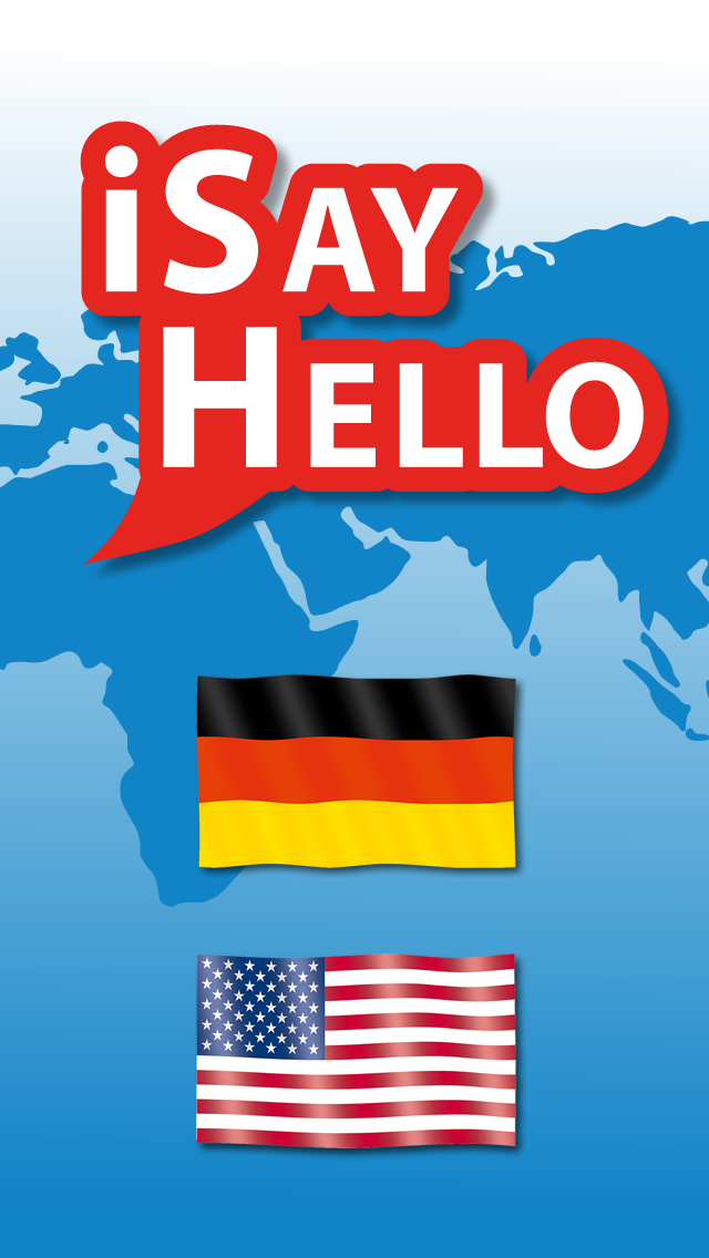 Android application iSayHello German - English USA screenshort