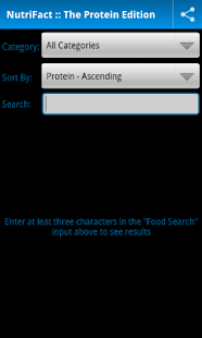 Lastest NutriFact :: Protein APK for Android