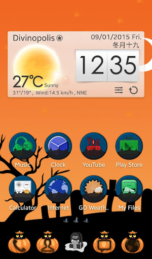 Halloween GO Launcher EX Theme