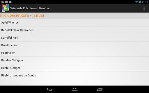 【免費健康App】Saisonale Früchte und Gemüse-APP點子