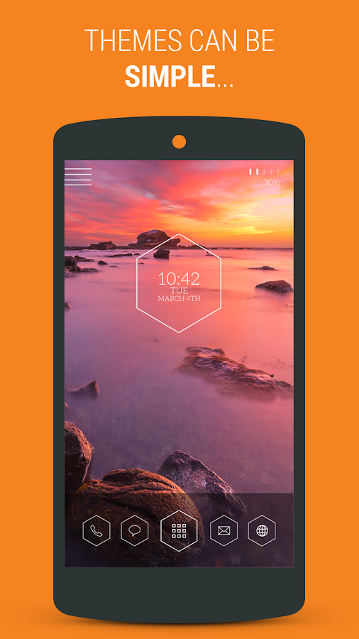 Themer: Launcher, HD Wallpaper - screenshot