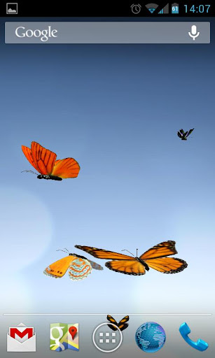 Butterfly 3D Live Wallpaper