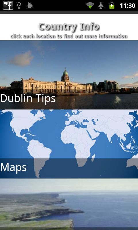 Dublin Offline Travel Guide Screen 2