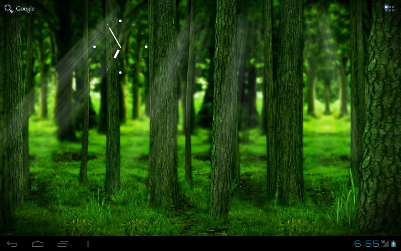 RealDepth Forest LWP - screenshot