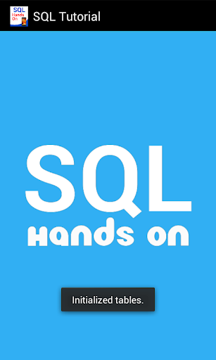 SQL Hands On Tutorial