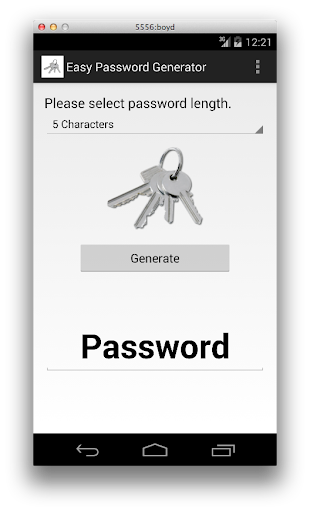 Easy Password Generator
