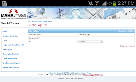 Mseb Pay Electricity Bill Apprecs